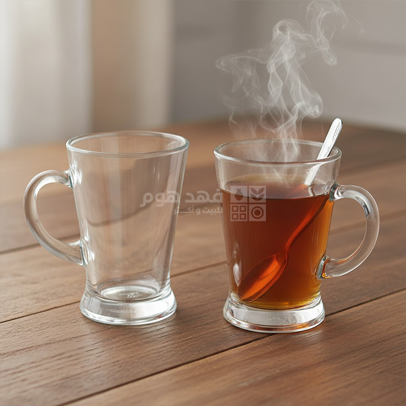 طقم/6 كاسات شاي مع كعب 175 مل 0373