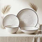 طقم صحون 24 قطعة 3-148 CADEAU