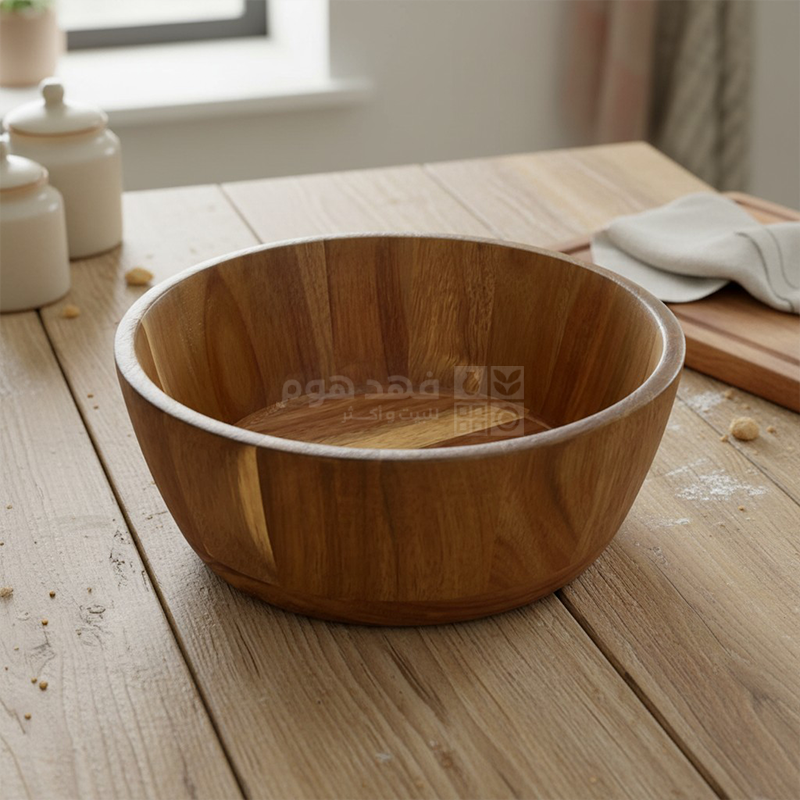 جاط خشب مدور مجور 23 سم عمق 8 سم 150/5