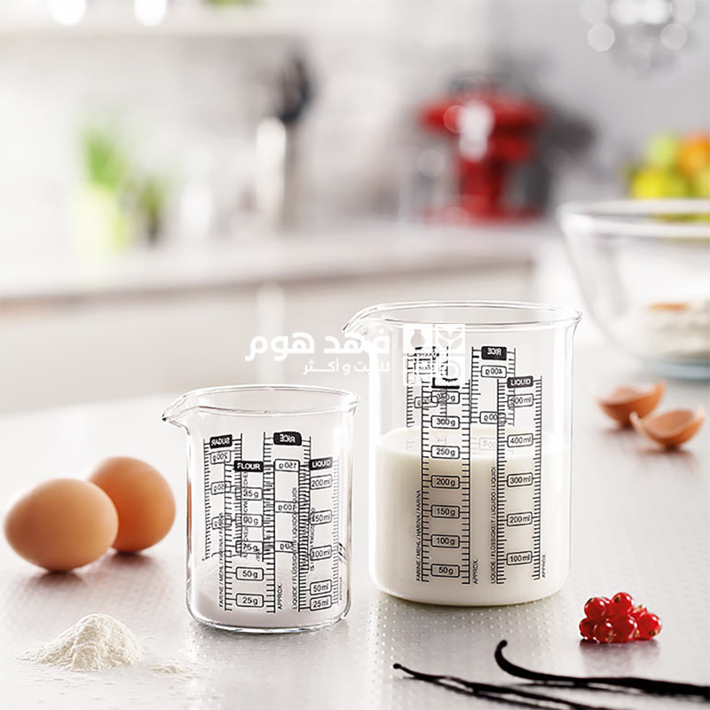طقم 2 ابريق بايركس عيار 0.25 + 0.50 لتر