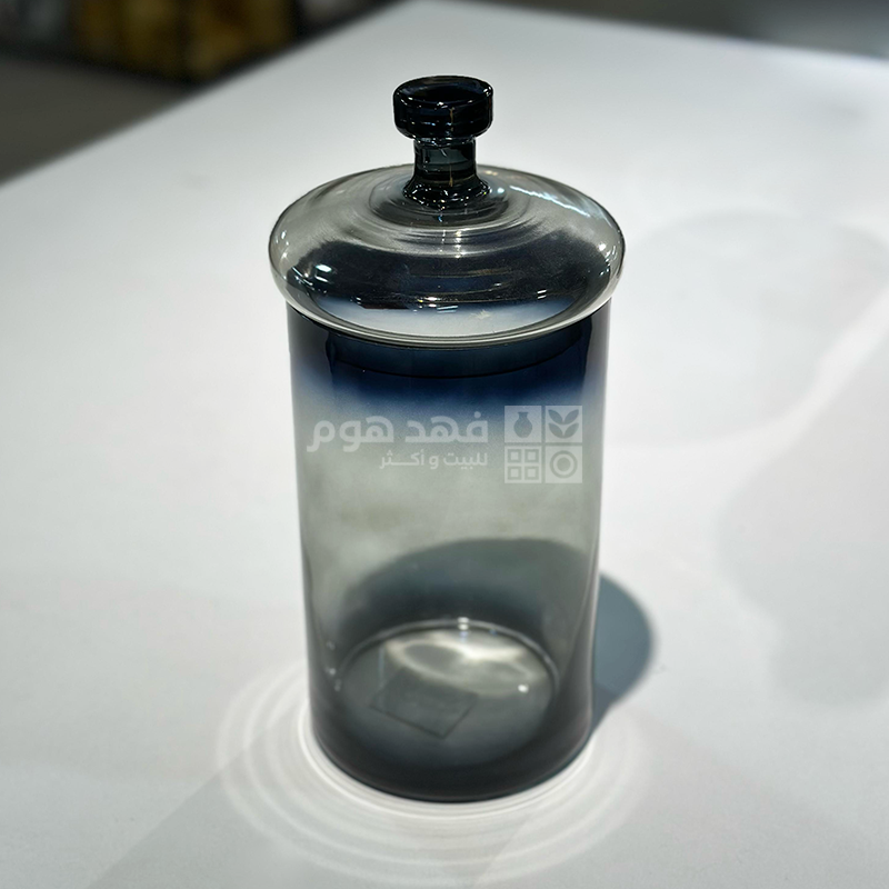 مضيفة زجاج كحلي 12*23 سم / 88035