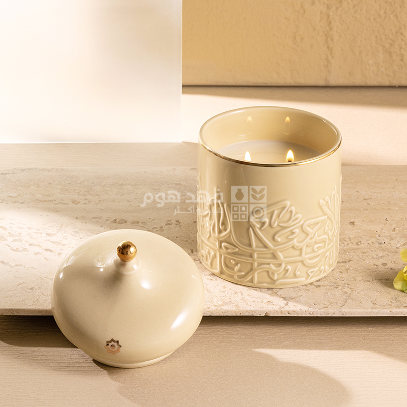 شمع عطري جوار صغير ايفوري 2680