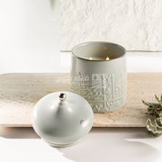 شمع عطري جوار صغير اخضر فاتح 2682