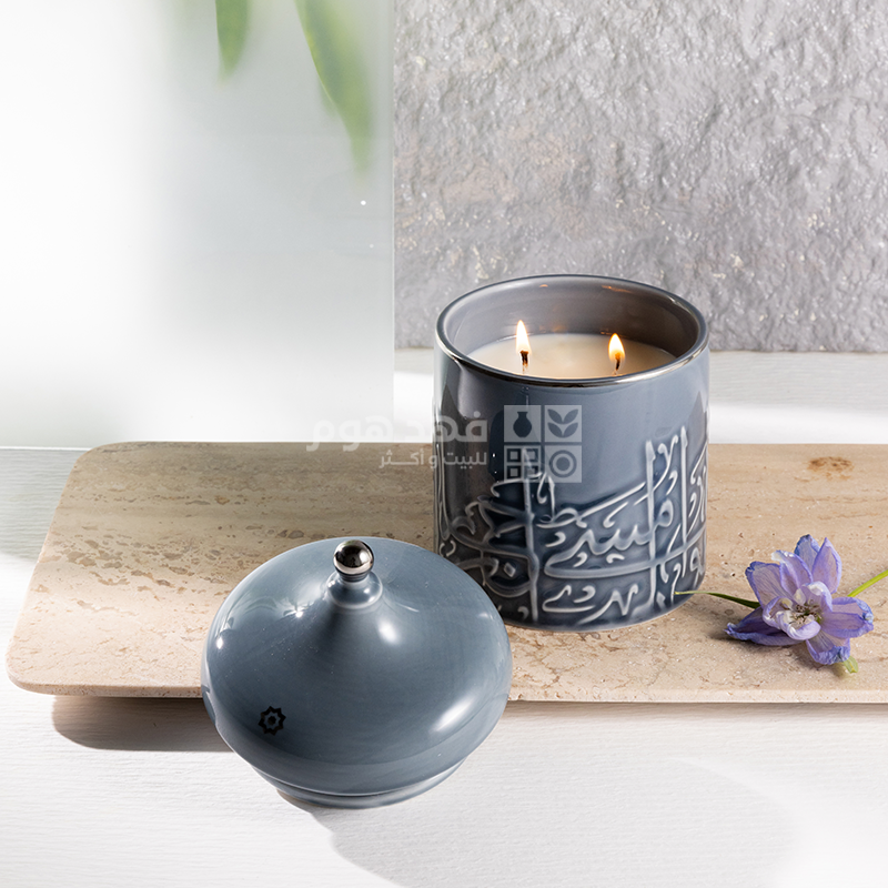 شمع عطري جوار صغير ازرق 2684