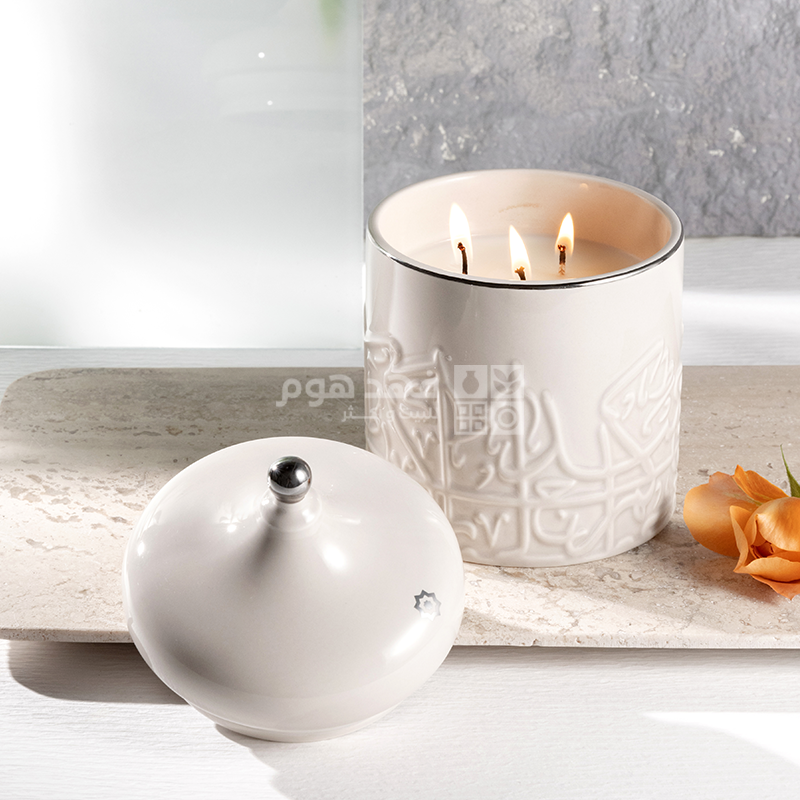 شمع عطري جوار كبير بيج سلفر 2688