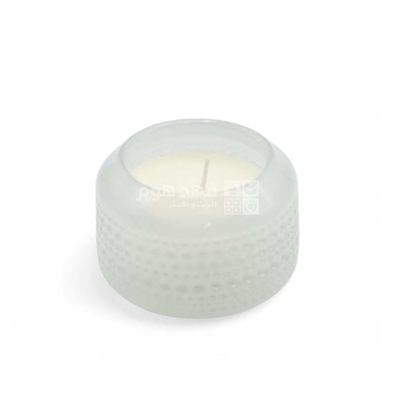 شمعة علبة زجاج ديكور 8*6 سم X20\10