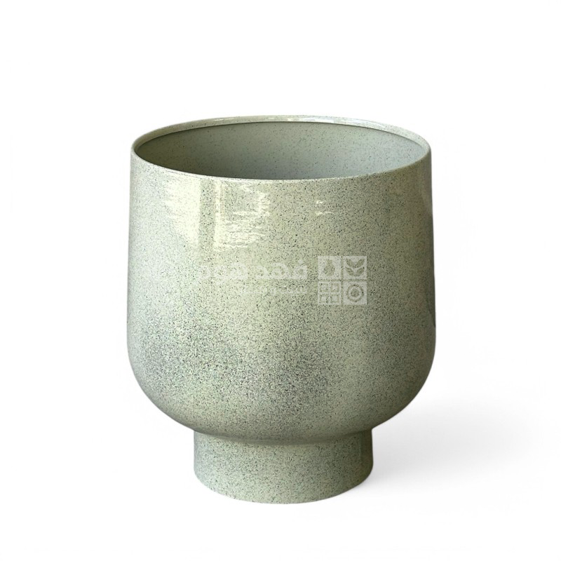 قوار معدن هندي 25*30سم منقط اخضر