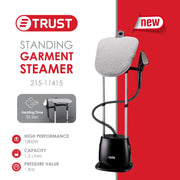 مكوى بخار مع طاولة ستاند اسود 1800W