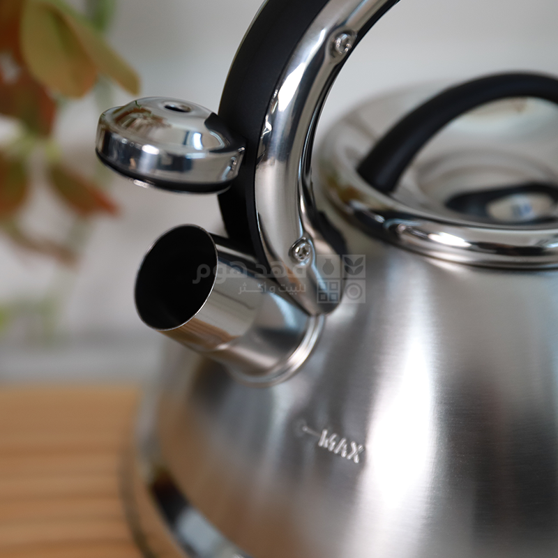 ابريق شاي ستانلس ثقيل 3 لتر صفيرة vicalina