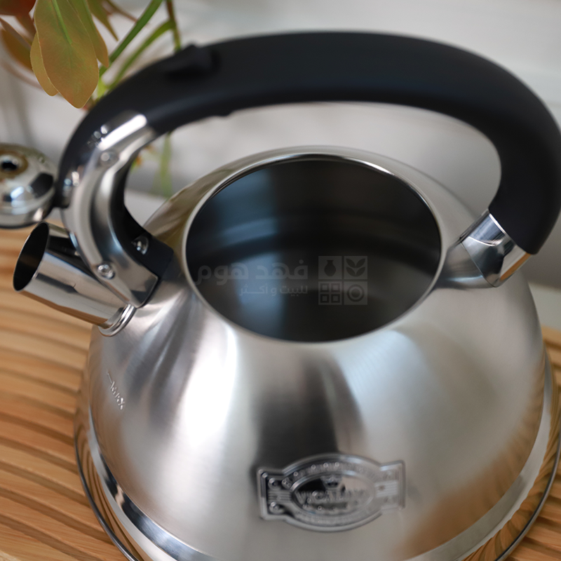 ابريق شاي ستانلس ثقيل 3 لتر صفيرة vicalina