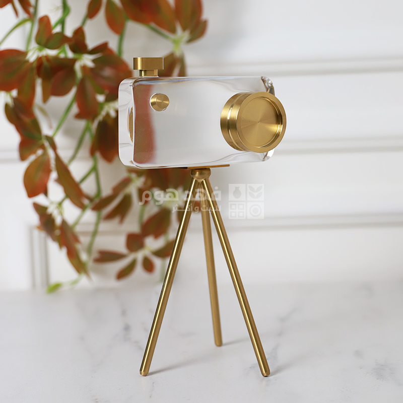 تحفة شكل كاميرا زجاج 25 سم