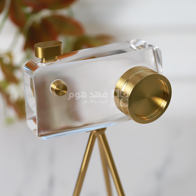 تحفة شكل كاميرا زجاج 25 سم