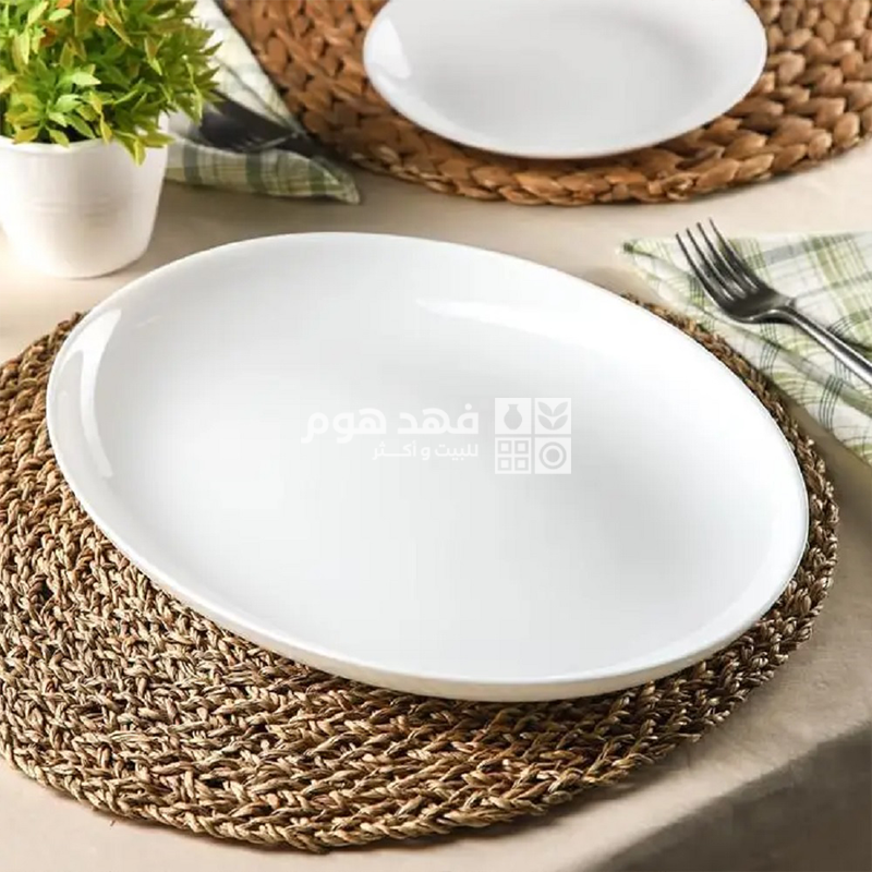 جاط لومينارك بيضاوي ابيض 33*25 سم