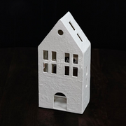 بيت ديكور ابيض معدن هندي 15*30 سم SE-65009