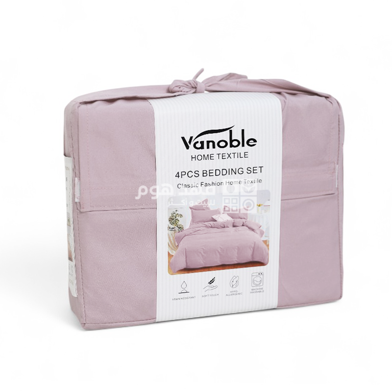 طقم ملحفة مجوز 4 قطع نهدي