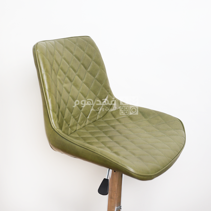 كرسي بار قاعدة معدن سلفر 80 سم