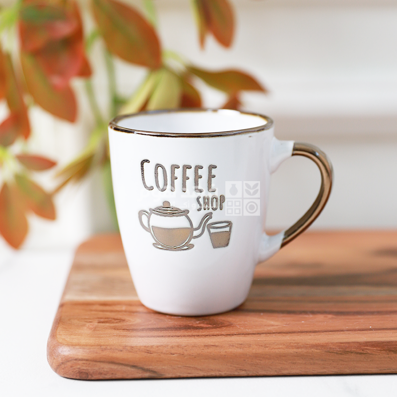 طقم 12 ماغ بورسلان coffee shop