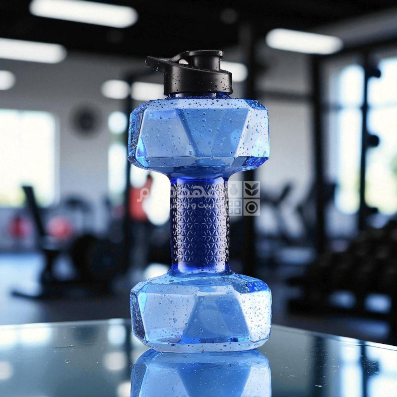 مطرة جيم شكل دمبلز 1500 مل Q12/9