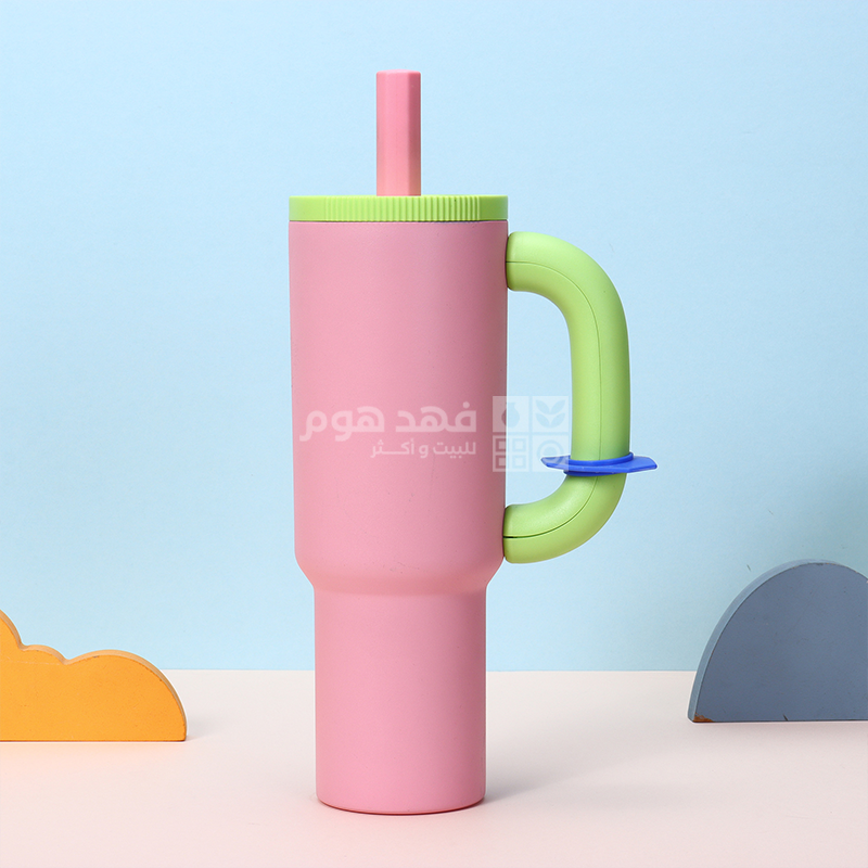 كاسة حرارية ترند مع يد ملون 1200 مل E9/2