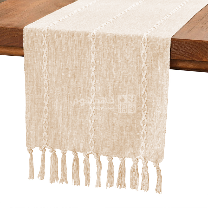 رنر دانتيل 120*38سم مخيط E19/4