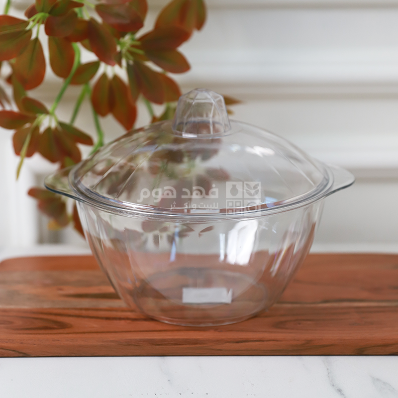 جاط عميق اكريليك بغطاء 19سم Q26/25