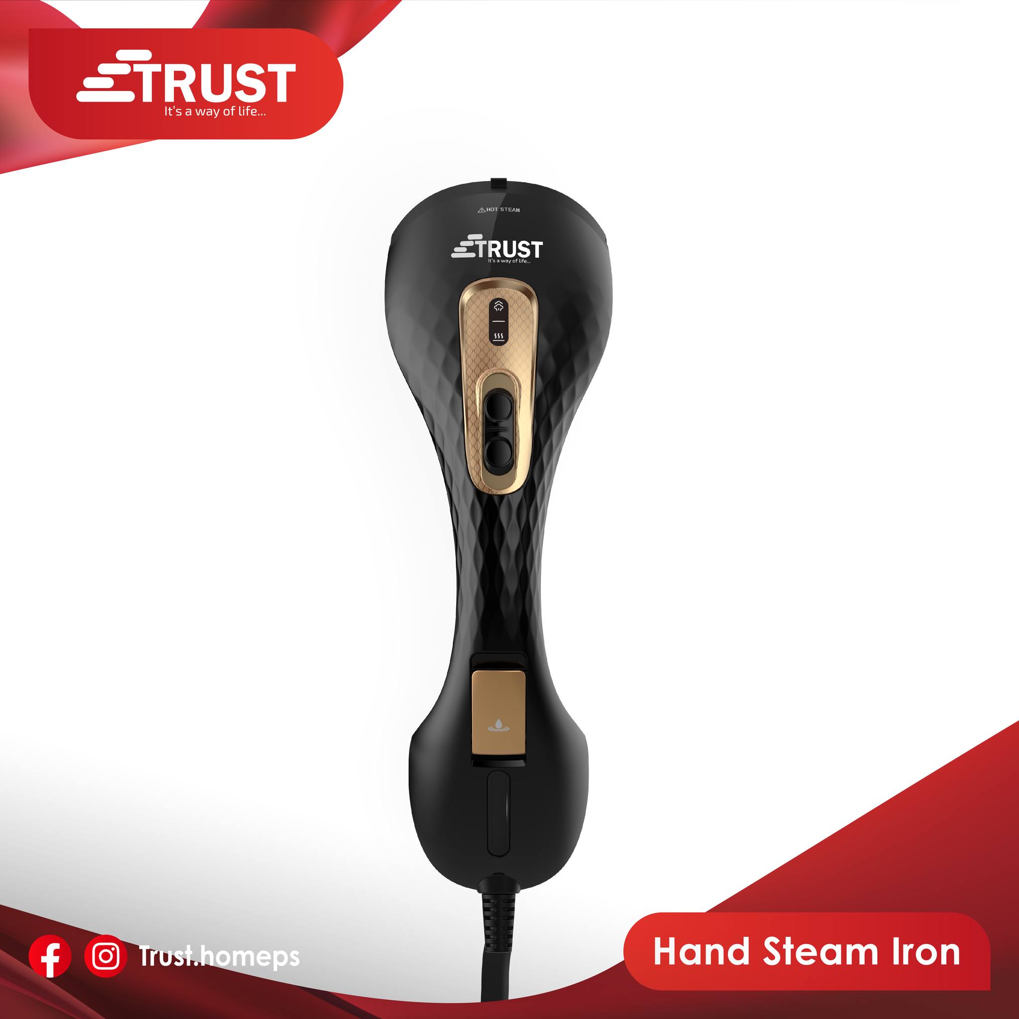 1300W مكوى بخار يدوي