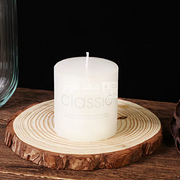 شمعة اسطواني 7*7.5سم ابيض 36 ساعة E21/1