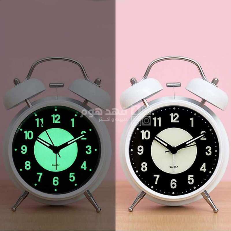 ساعة منبه معدن 13سم