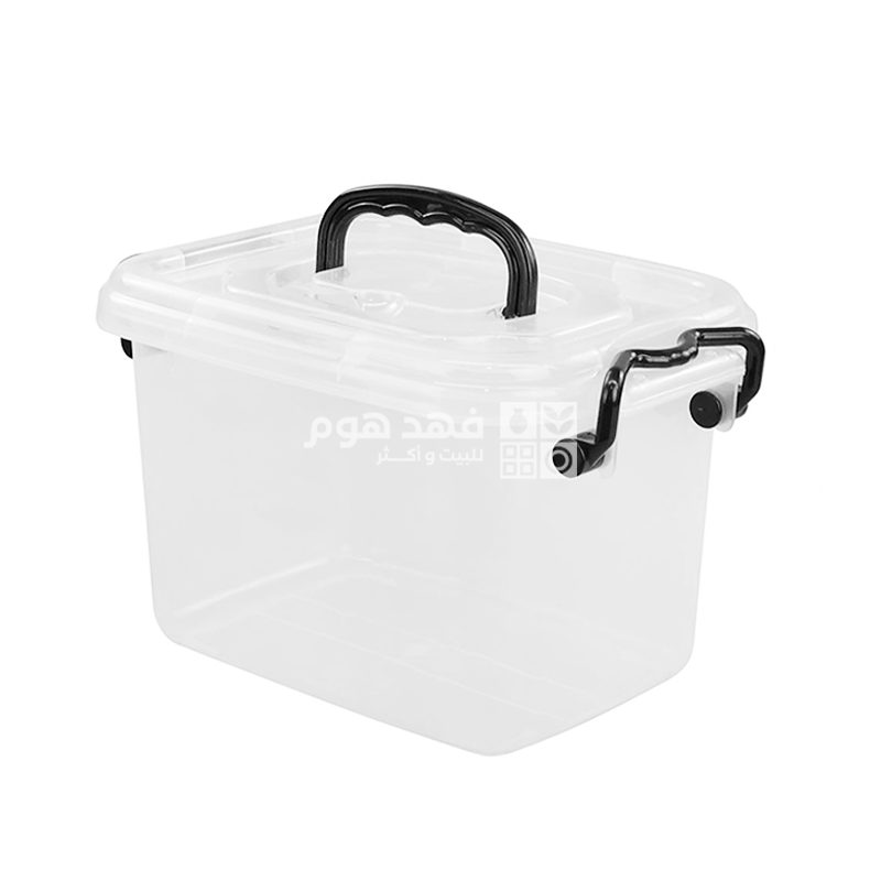 تبروير بيضاوي 54*27سم بلاستك شفاف بيدين كبس محكم الاغلاق SM232/7