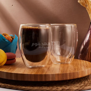 طقم/2 كاسة دابل جلاس 300 مل DW02-03